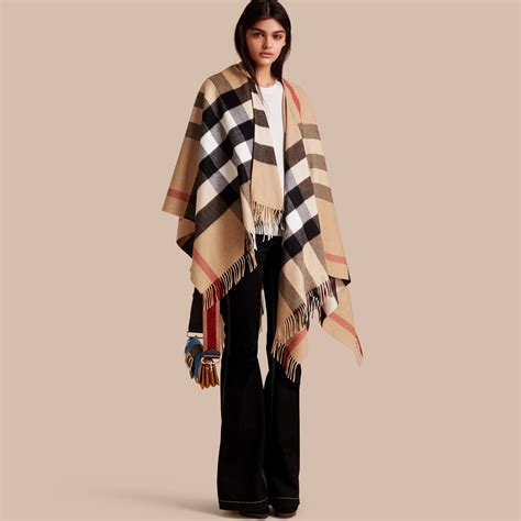 poncho burberry replica|how to wear burberry poncho.